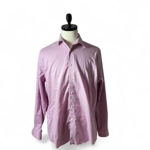 Michael Kors Mens Dress Shirt 16 1/2‎ 34/35 Regular Fit Airsoft Stretch